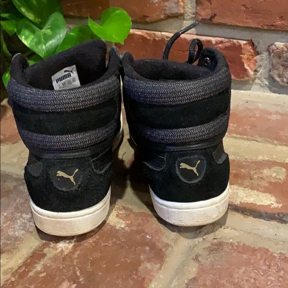 High top Puma memory foam leather sneaker - Picture 3 of 5